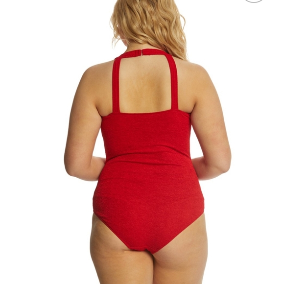 sporti Other - Cherry 🍒 Red 1 peice Swimsuit Plus Size Bodysuit
